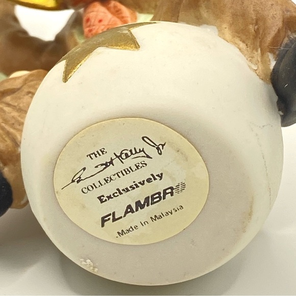 Clown Figurine FLAMBRO Emmett Kelly Jr. Collectibles Vintage Porcelain Marked - Picture 6 of 9